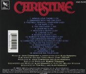 Christine Soundtrack CD John Carpenter