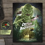 Creature from the Black Lagoon (3D Variant) Movie Poster Limited To 150 Pieces