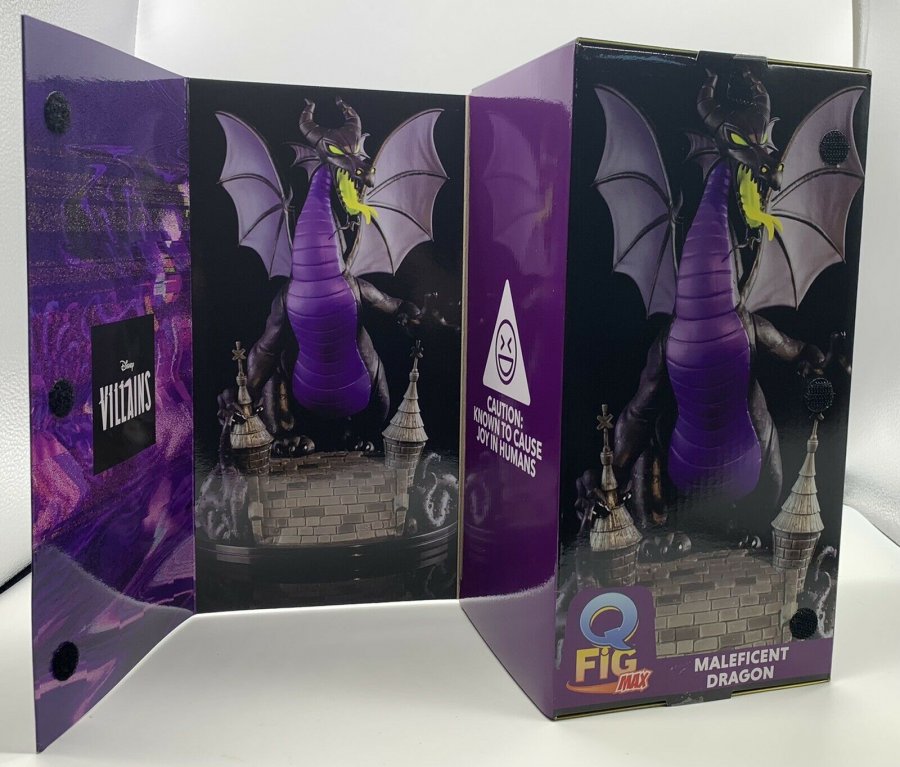 Disney Villains Maleficent Dragon Q-Fig Max Elite Figure - Click Image to Close