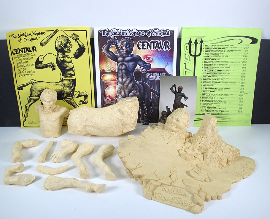 Golden Voyage of Sinbad Centaur 15" Model Kit with Master Positive for Moldmaking - Click Image to Close