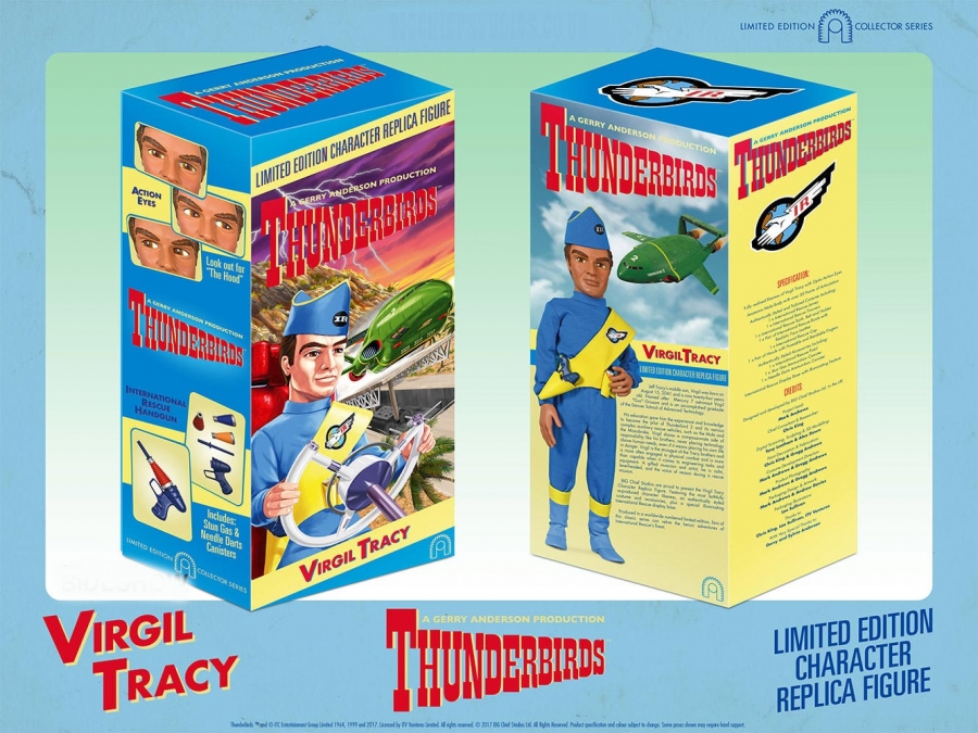Thunderbirds Virgil Tracy 1/6 Scale Character Replica Figure LIMITED EDITION - Click Image to Close