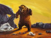 Prehistoric Scenes Cave Bear Model Kit