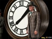 Back to the Future Marty and Doc at the Clock Deluxe Statue