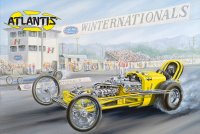 Mooneyes Dragster 1/25 Scale Revell Re-Issue Model Kit by Atlantis