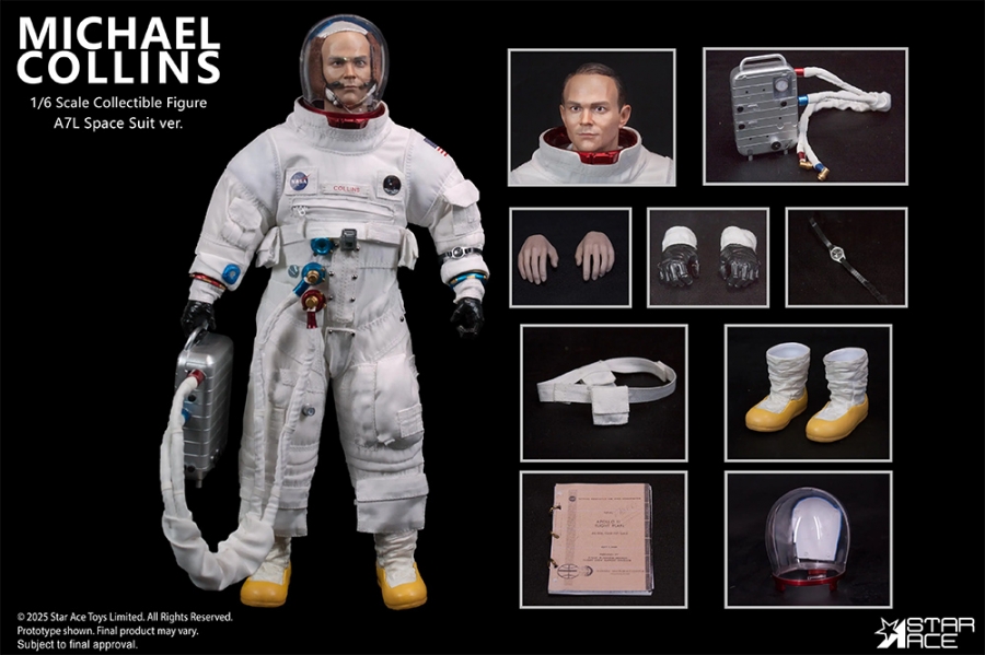 Michael Collins Apollo Astronaut 1/6 Scale Figure by Star Ace - Click Image to Close