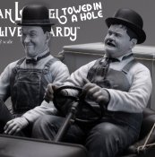 Stan Laurel & Oliver Hardy on Ford Model T 1/12 Scale Replica