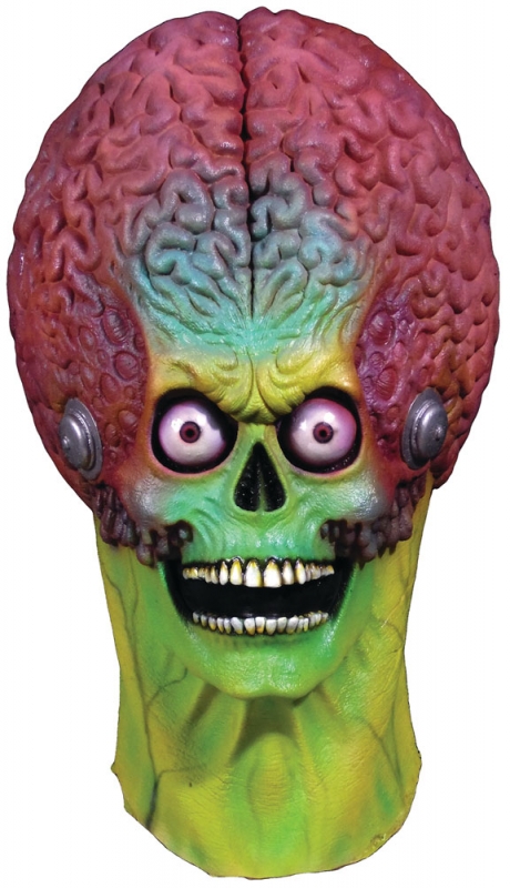 Mars Attacks Soldier Martian Latex Mask - Click Image to Close