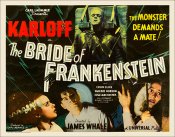 Bride of Frankenstein 1935 Style B Half Sheet Poster Reproduction