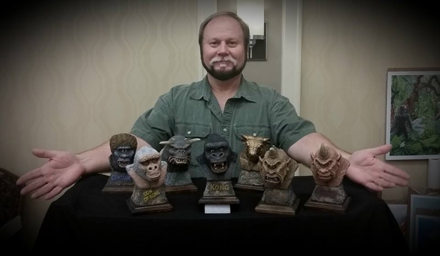 Son Of Kong Legends of Stop Motion Bust Model Kit by Mick Wood - Click Image to Close