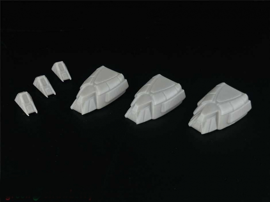 Star Trek The Motion Picture Klingon K'T'inga/Kronos 1/350 Scale Shuttle Bay Set for Polar Lights Model Kit Ktinga - Click Image to Close