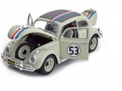 Herbie the Love Bug 1962 Volkswagen Bug Hot Wheels Elite 1:18 Scale Die-Cast Vehicle