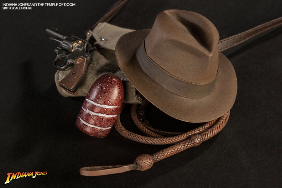 Indiana Jones Temple of Doom 1/6 Scale Harrison Ford Figure by Sideshow - Click Image to Close