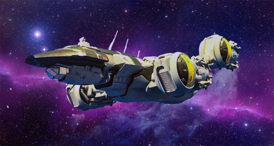 Prometheus 2012 (In-Flight Version) 1/1000 Scale Model Kit - Click Image to Close