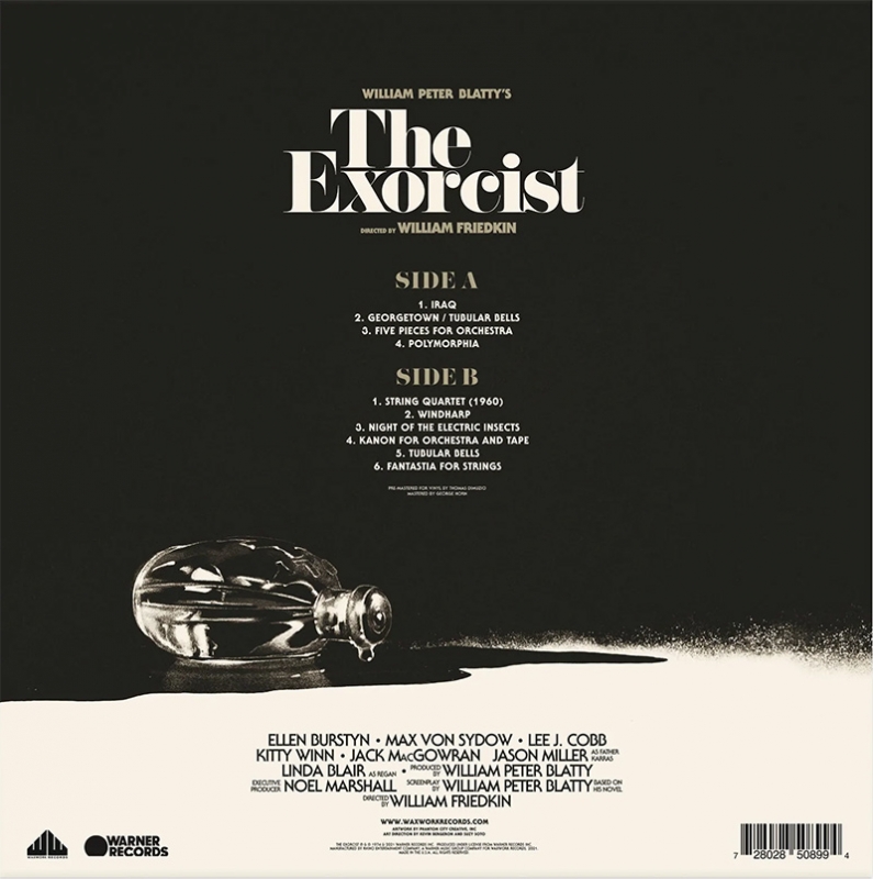 Exorcist 1973 Complete Soundtrack Vinyl LP Green Vinyl - Click Image to Close