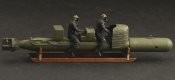 Italian Navy S.L.C. Maiale Human Torpedo with Crew Figures 1/35 Scale Model Kit