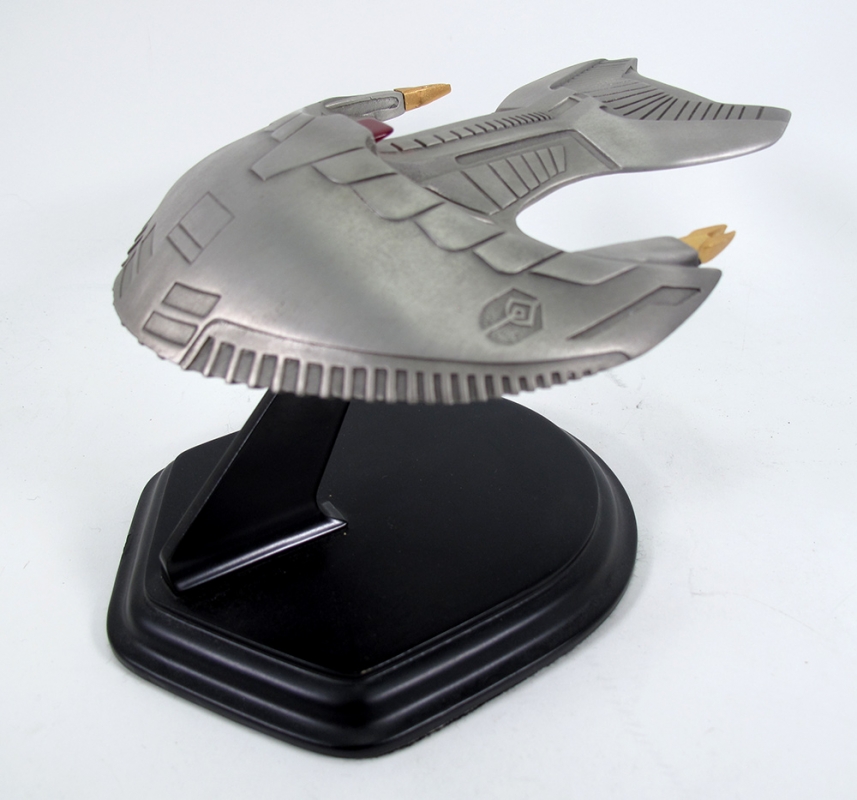 Star Trek TNG Ferengi Marauder Large Scale Pewter Replica Franklin Mint - Click Image to Close