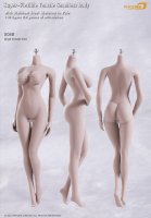 Female Body Super Flexible Female Seamless 1/6 Scale Body with Stainless Steel Skeleton in Pale Large Breast by Phicen [PL-LB2015S04B](Standard Version)