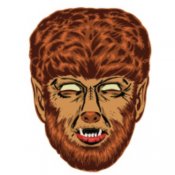 Wolfman (Brown) Universal Monster Mask