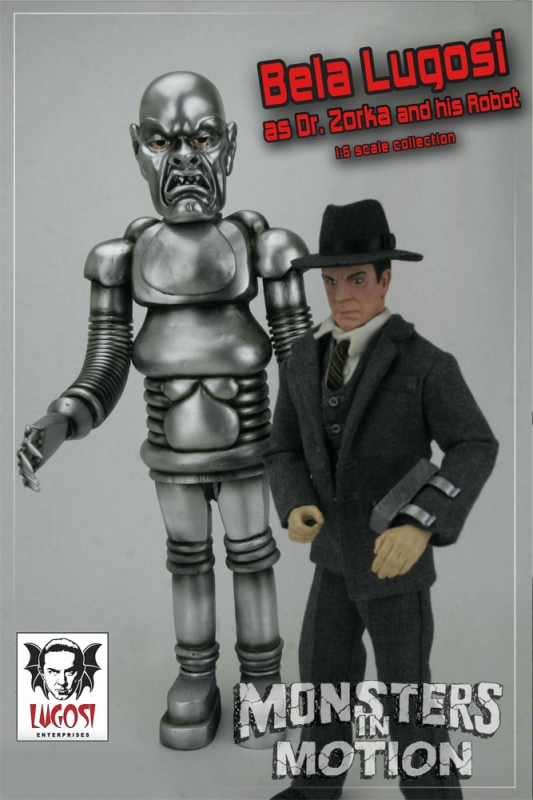 Bela Lugosi Phantom Creeps Dr. Zorka and His Robot 1/6th Scale Figure Set - Click Image to Close