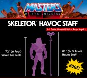 Masters of the Universe Skeletor Havoc Staff 1/1 Scale LIMITED EDITION Prop Replica