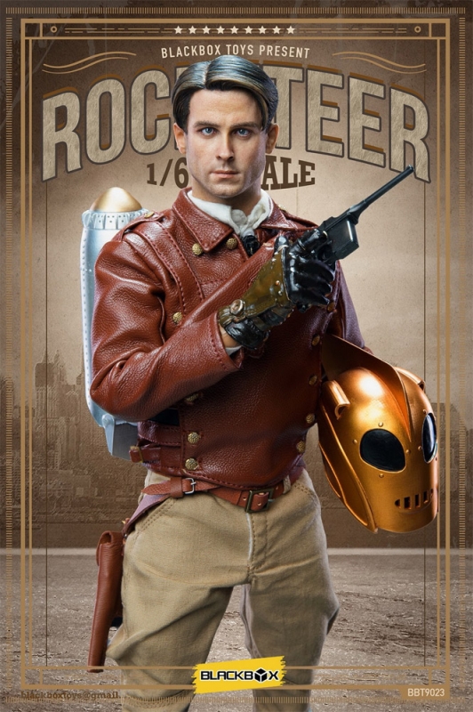 Rocketeer Flying 1/6 Scale Figure by BlackBox - Click Image to Close