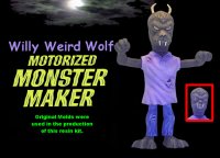Motorized Monster Maker Willy Weird Wolf Model Kit Topper