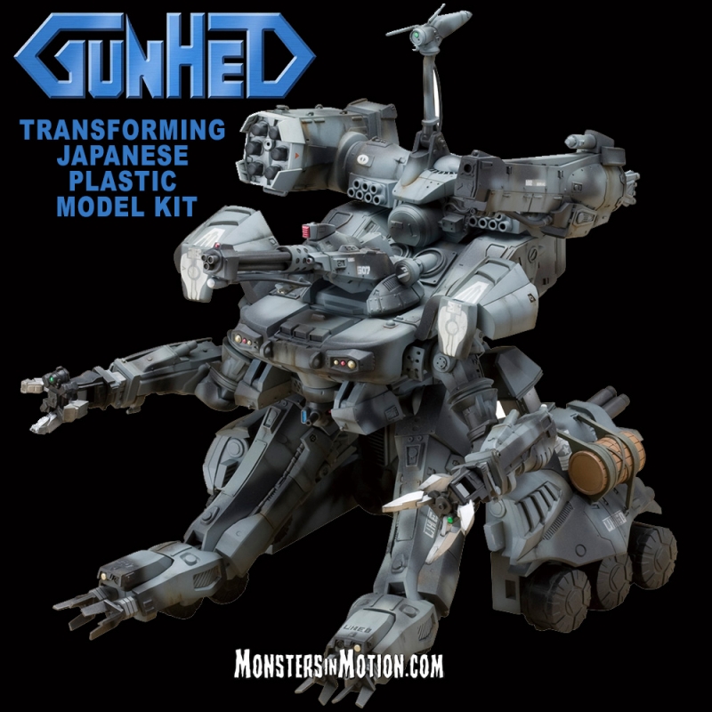 Gunhed 1989 Transformable Armored Mecha Plastic Model Kit from Japan - Click Image to Close