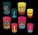 Godzilla Chibi 4 Piece Shot Glass Set Mothra Ghidorah Rodan