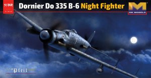 Dornier Do 335 B-6 Night Fighter Aircraft 1/32 Scale Model Kit by HK