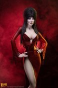 Elvira Mistress of the Dark 1/4 Scale Maquette Statue (Red Glitter Dress Version)