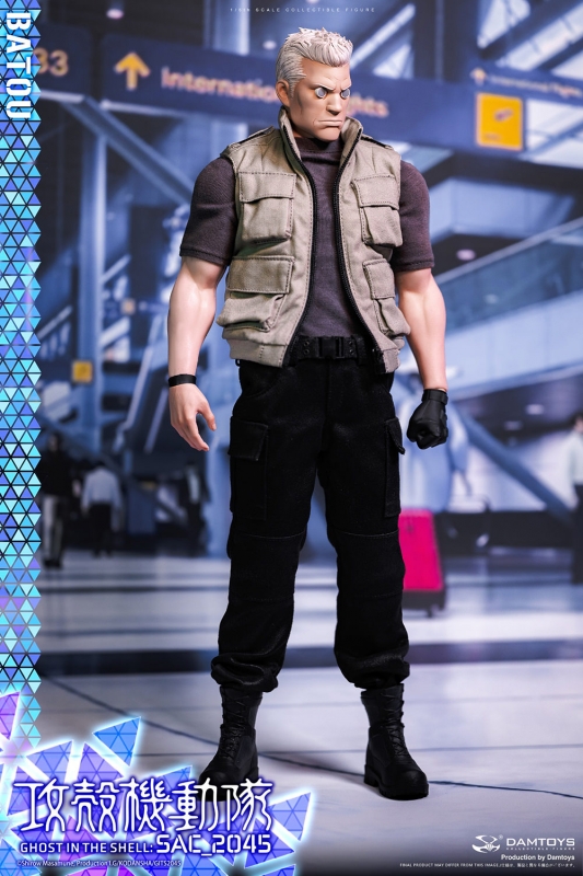 Ghost in the Shell Batou 1/6 Scale Figure by DamToys - Click Image to Close