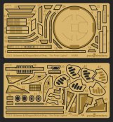 Star Trek U.S.S. Grissom & Klingon Bird of Prey Photoetch Detail Set by Green Strawberry