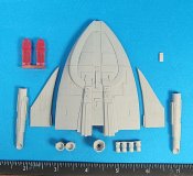 United Earth Type-3 Warp Ship U.E.S.S. Emmette 1:100 Model Kit