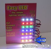 Easy LED Lights 12 Inches (30cm) 18 Lights in WARM WHITE