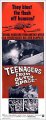 Teenagers From Outer Space 1959 Repro Insert Poster 14X36