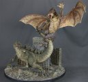 Godzilla Vs. Gryphon 1994 Deluxe Resin Model Kit Diorama