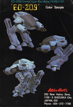 Robocop ED-209 1/12 Vinyl & Resin Model Kit Argonauts