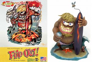 Fred Flypogger as Flip Out the Beachcomber by Stanley Mouse Model Kit
