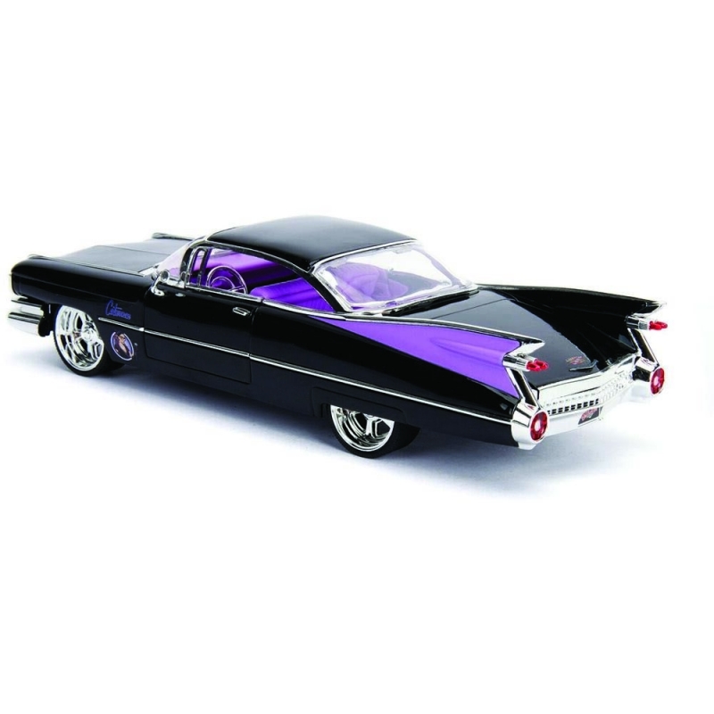 Catwoman 1959 Bombshell Cadillac Coupe Deville 1/24 Diecast Car - Click Image to Close