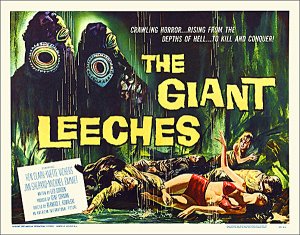 Giant Leeches, The 1959 Half Sheet Poster Reproduction