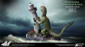 Beast from 20,000 Fathoms Lighthouse Attack Rhedosaurus Diorama Statue Ray Harryhausen