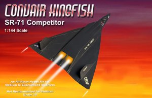 Convair Kingfish SR-71 Competitor 1959 High Altitude Reconnaissance Aircraft Project Model Kit