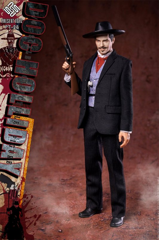 Tombstone Doc Holliday 1/6 Scale Figure by Present Toys - Click Image to Close
