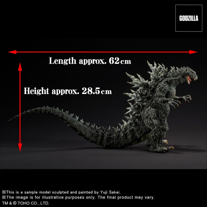 Godzilla 2000 Millennium Maquette Replica Soft Vinyl Statue by X-Plus - Click Image to Close