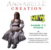 Annabelle Creation 3 Foot Tall Animated Halloween Prop