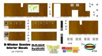 Voyage to the Bottom of the Sea Movie Seaview 1/128 Scale Interior Decals