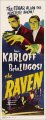 Raven Bela Lugosi Boris Karloff Repro Insert Poster 14X36