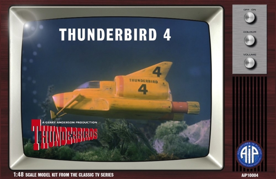 Thunderbirds Thunderbird 4 1/48 Scale Model Kit - Click Image to Close