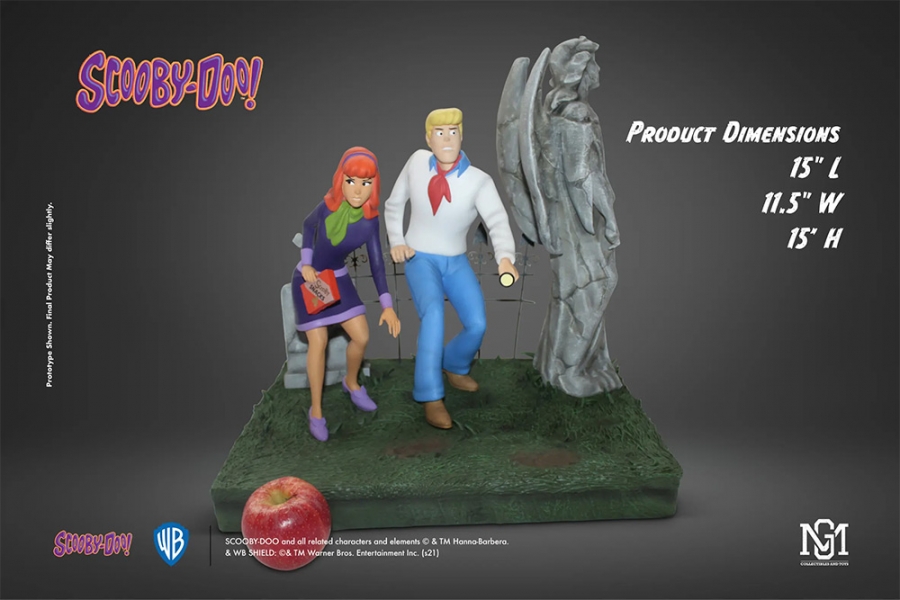 Scooby-Doo Fred & Daphne 1/6 Scale Collectible Statue - Click Image to Close