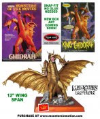 Godzilla King Ghidorah 1/350 Scale Aurora Model Kit Re-Issue by Polar Lights